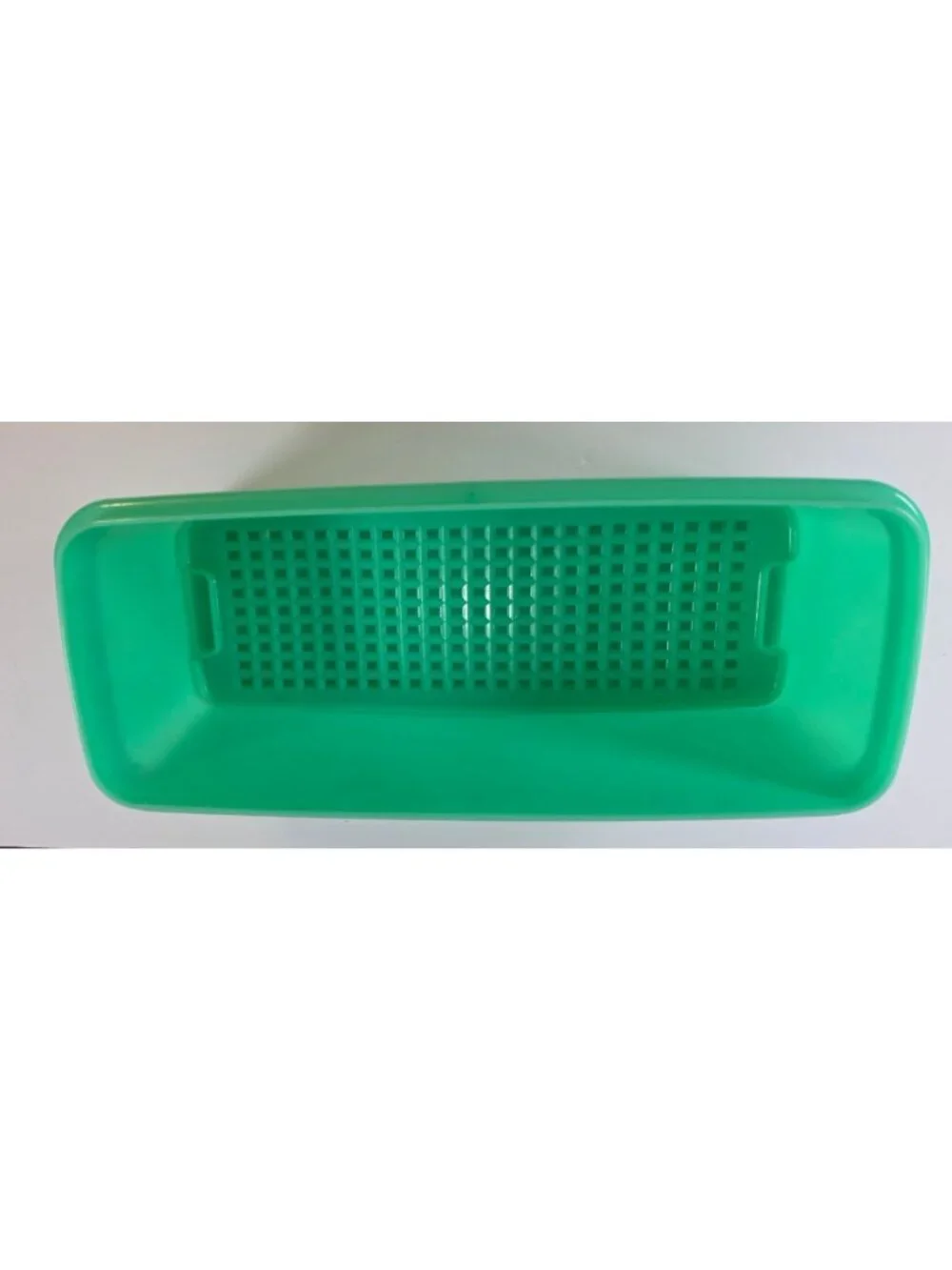 VINTAGE GREEN TUPPERWARE CELERY VEGETABLE KEEPER 3 PC 782 VEGGIE SEAL LID